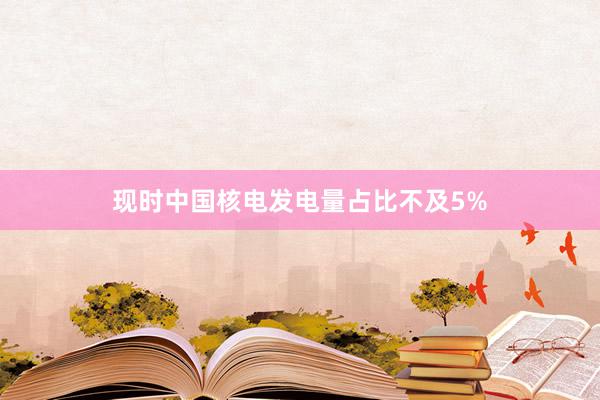 现时中国核电发电量占比不及5%