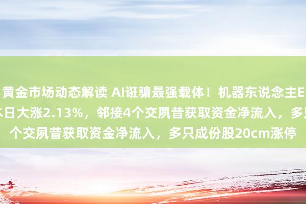 黄金市场动态解读 AI诳骗最强载体！机器东说念主ETF基金(562360)本日大涨2.13%，邻接4个交夙昔获取资金净流入，多只成份股20cm涨停