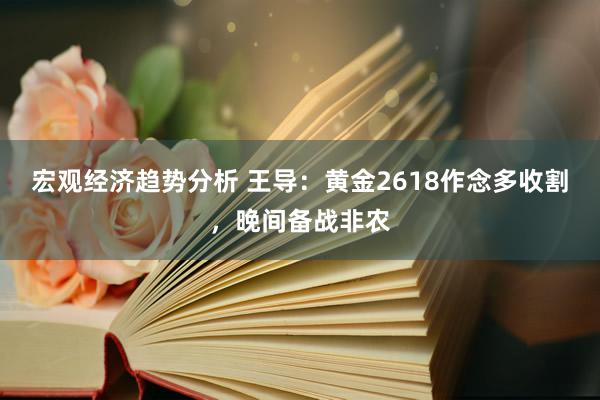 宏观经济趋势分析 王导：黄金2618作念多收割，晚间备战非农