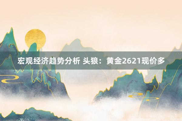 宏观经济趋势分析 头狼：黄金2621现价多