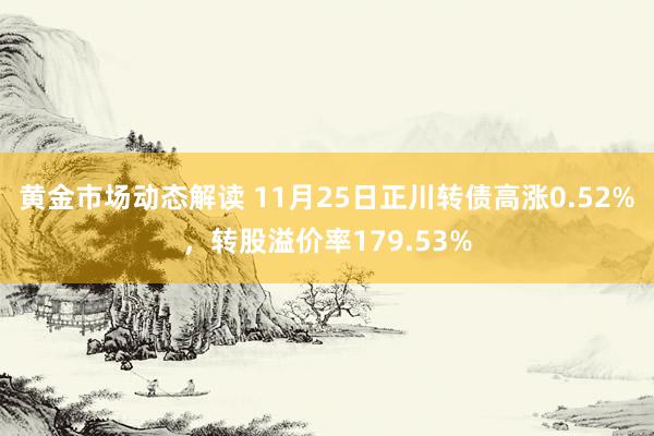 黄金市场动态解读 11月25日正川转债高涨0.52%，转股溢价率179.53%