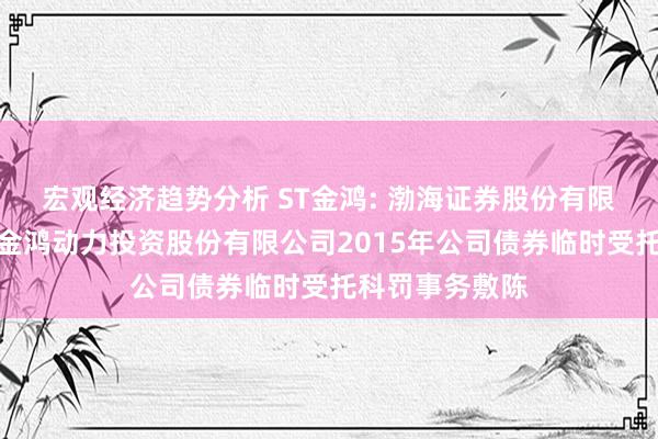 宏观经济趋势分析 ST金鸿: 渤海证券股份有限公司对于中油金鸿动力投资股份有限公司2015年公司债券临时受托科罚事务敷陈