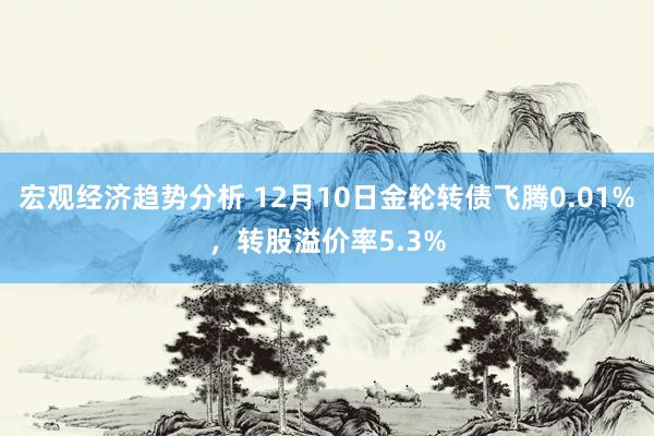 宏观经济趋势分析 12月10日金轮转债飞腾0.01%，转股溢价率5.3%