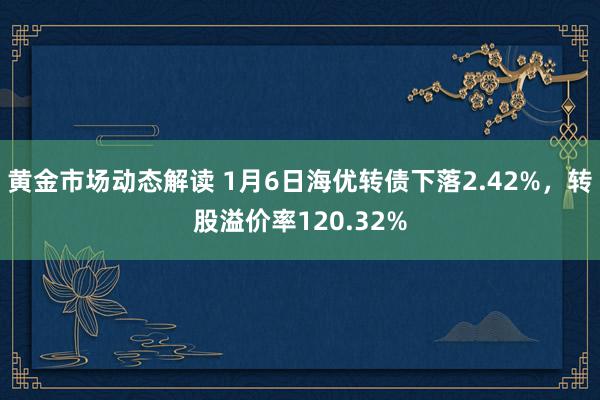 黄金市场动态解读 1月6日海优转债下落2.42%，转股溢价率120.32%